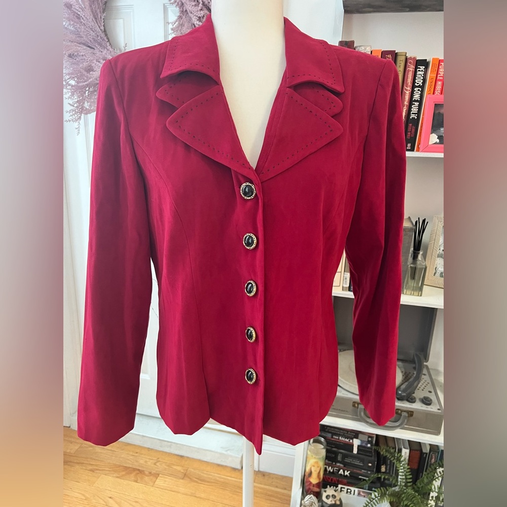 Vintage raspberry blazer